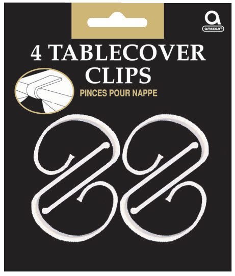 Clips Nappes en Plastique, Pinces pour Nappe de Table, 6 Pièces