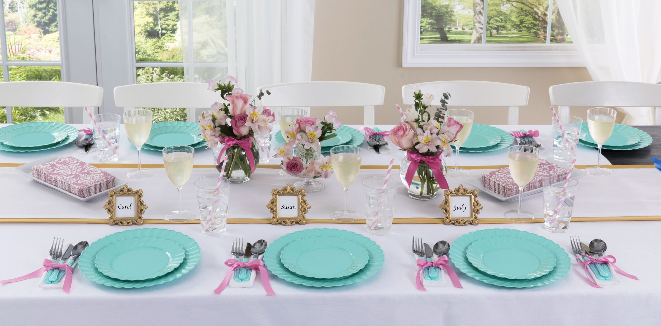 )PLT RBN BLU 7" 20CT