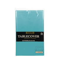 Nappe ronde réutilisable en plastique, couleurs variées, 84 po, pour Noël/Action de grâces/réveillon/fête d'anniversaire