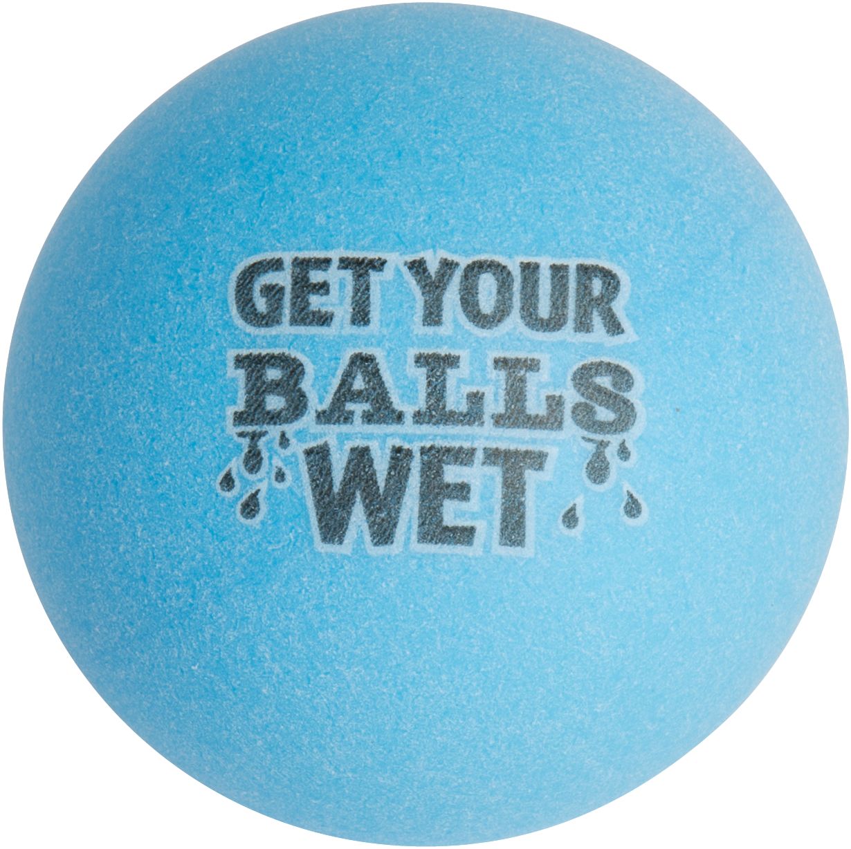 Funny Text Plastic Pong Balls for Table Tennis, Beer Pong, Party, Assorted Colours, 6-pk Front_Flat