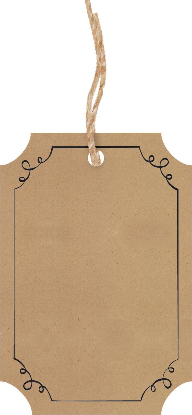 Kraft Tags, 25-pk Front_Flat