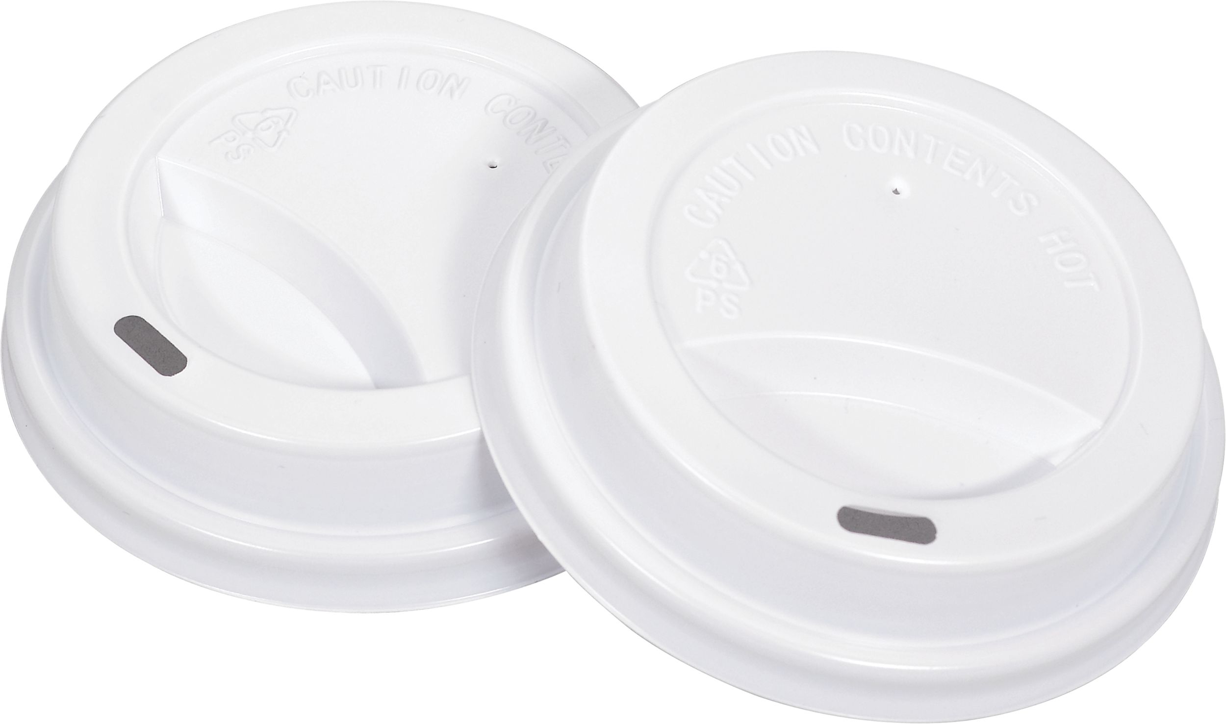 Big Party Coffee Cup Lids, For 12-oz Cups, White, 40-pk Composite_or_Mixed