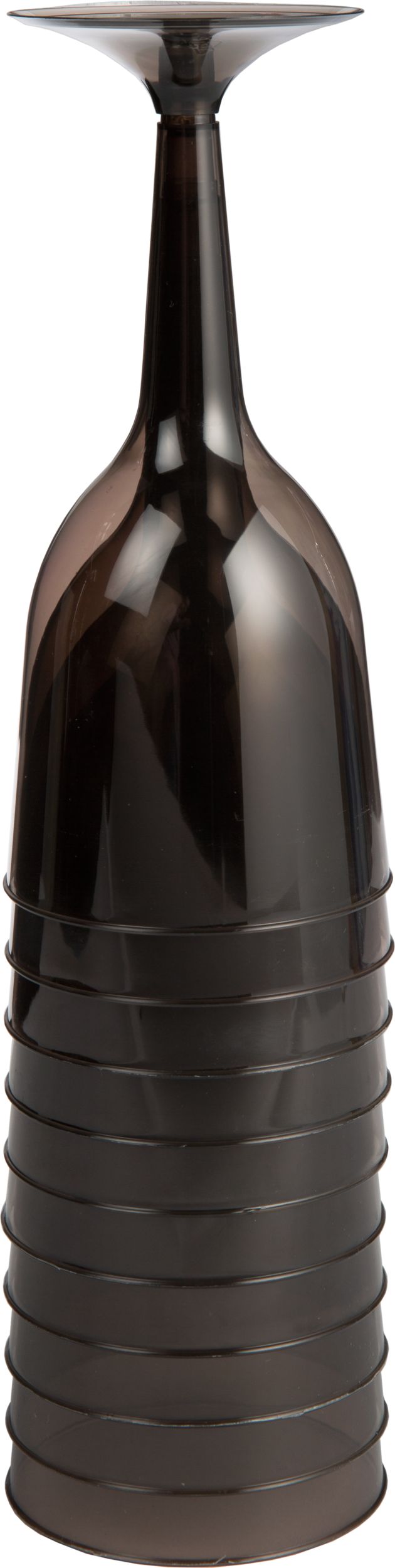 Big Party Pack Plastic Reusable Wine Glasses, Blue, 10-oz, 20-pk, for Baby Shower/Gender Reveal/Summer Party Front_Flat