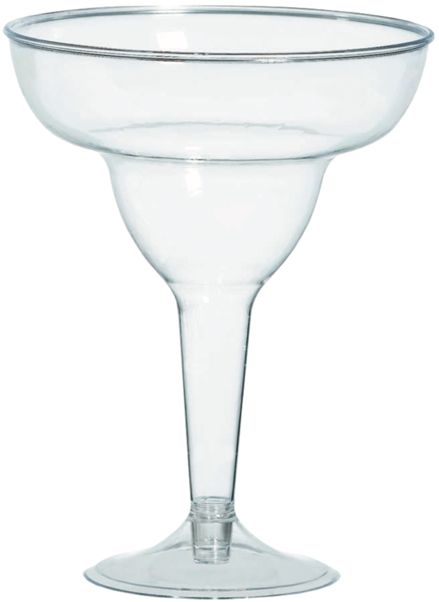 Big Party Plastic Margarita Glasses, Birthdays, Showers, More, Clear