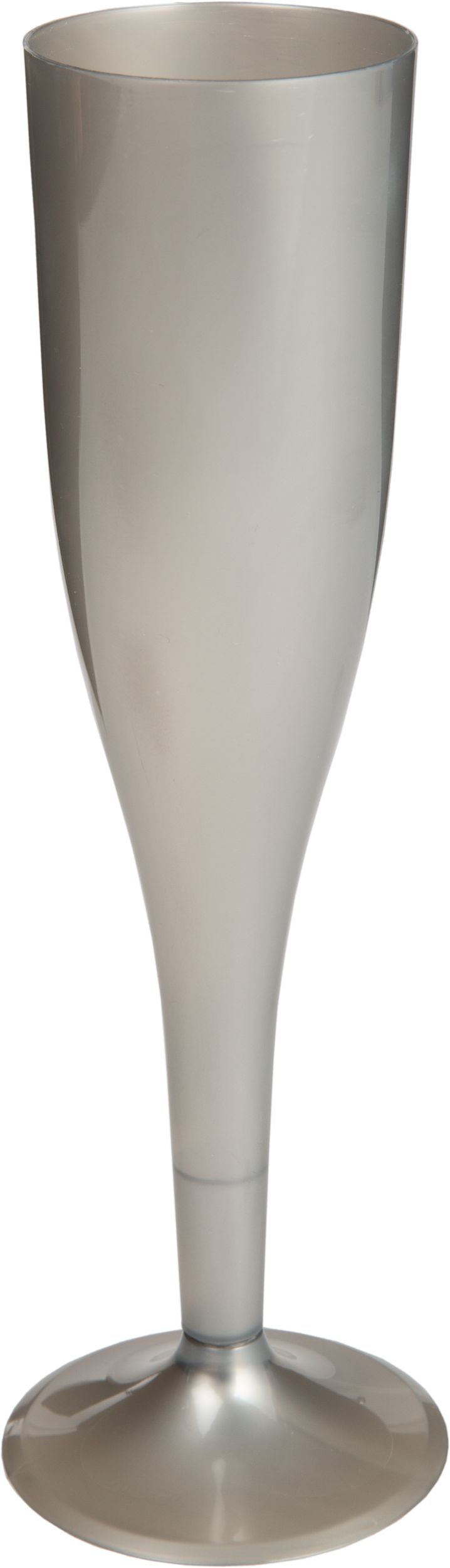 Flûte à champagne en plastique, argent, paq. 20 Front_Elevated