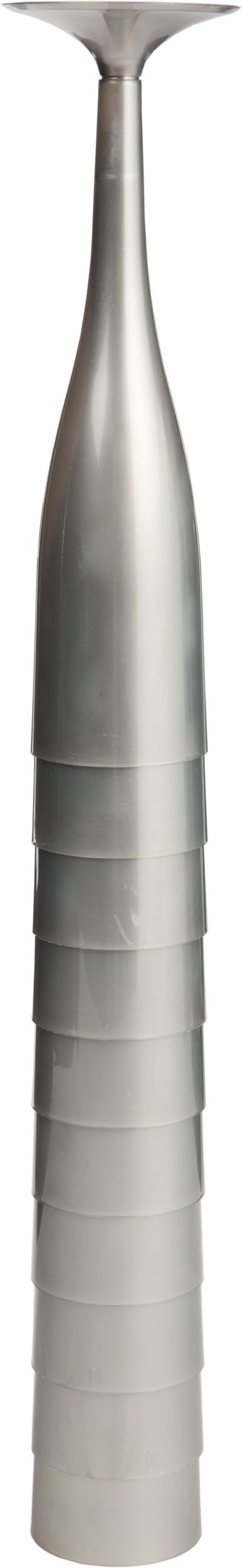Flûte à champagne en plastique, argent, paq. 20 Front_Flat
