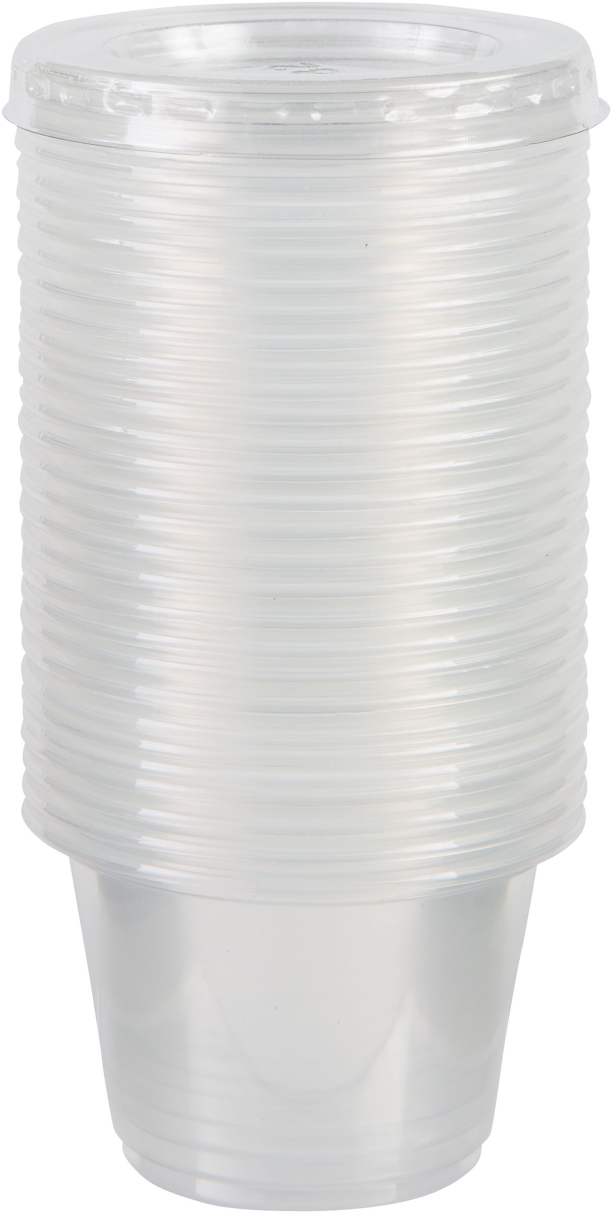 Clear Plastic Jelly Shot Cups with Lids, 60-pk Front_Elevated