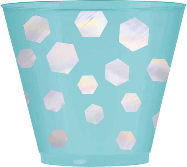 Coupelles en plastique Fête scintillante, paq. 30 Front_Elevated