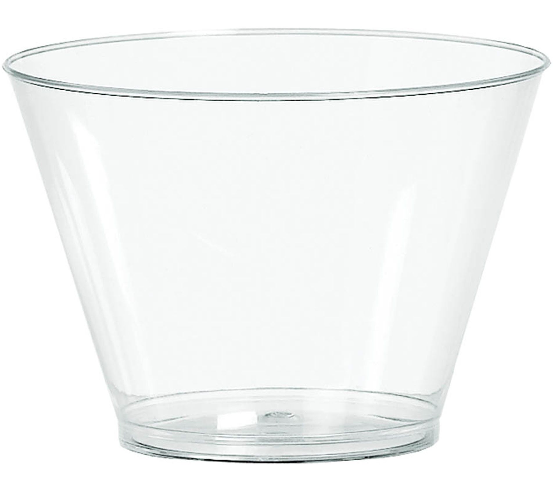 Big Party Pack Plastic Reusable Tumbler Cups, Clear, 5-oz, 88-pk, for Christmas/Thanksgiving/New Year's Eve/Birthday Party Front_Elevated