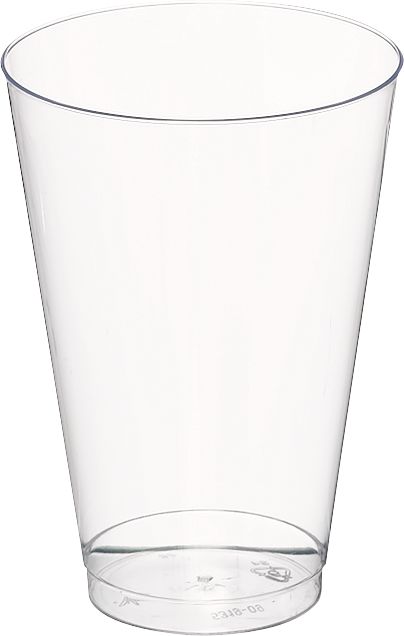 Big Party Pack Plastic Reusable Tumbler Cups, Clear, 14-oz, 32-pk, for Christmas/Thanksgiving/New Year's Eve/Birthday Party Front_Elevated