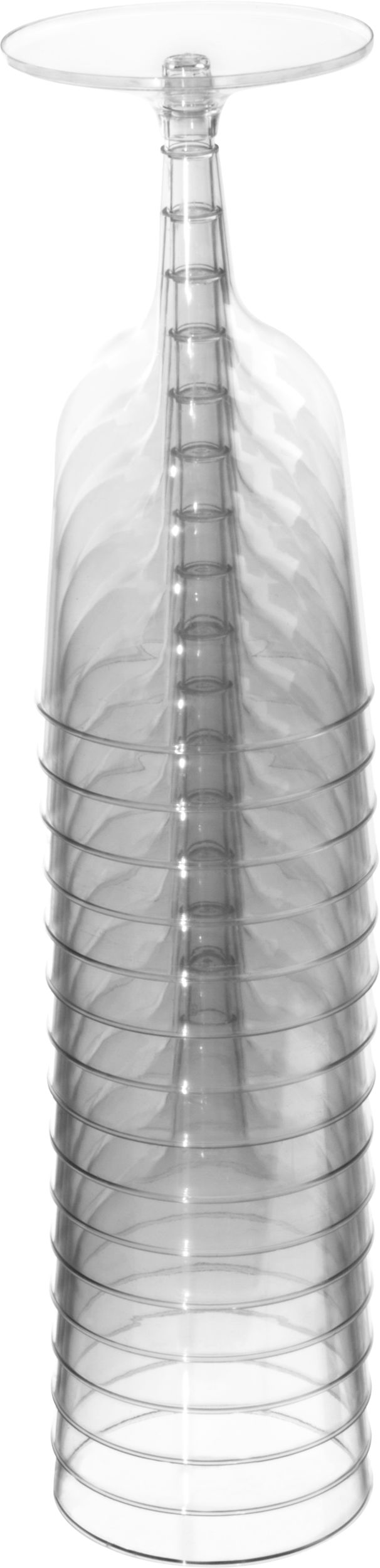 Big Party Pack Plastic Reusable Wine Glasses, Clear, 5.5-oz, 32-pk, for Christmas/Thanksgiving/New Year's Eve/Birthday Party Bottom_Plunge