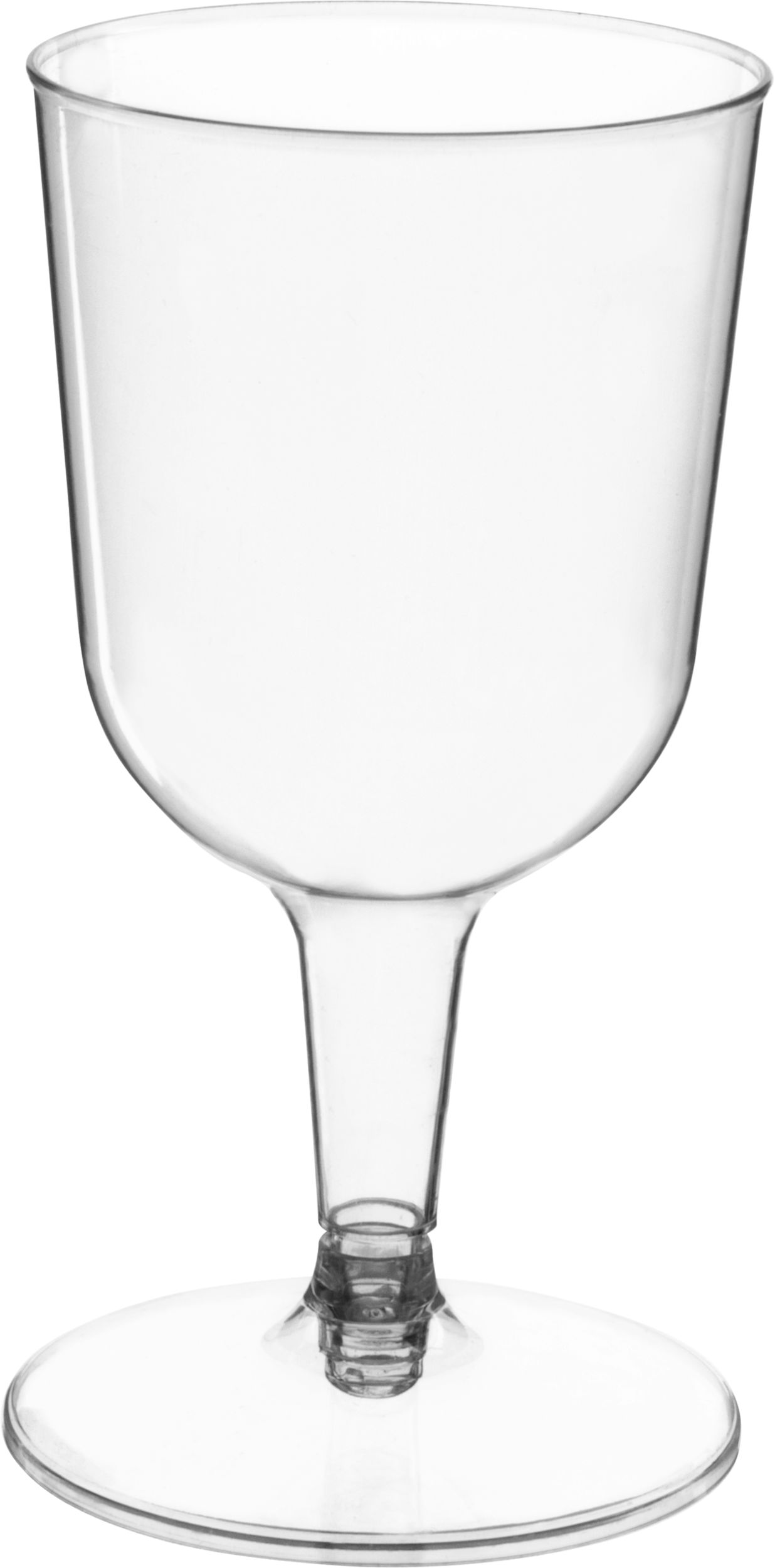 Big Party Pack Plastic Reusable Wine Glasses, Clear, 5.5-oz, 32-pk, for Christmas/Thanksgiving/New Year's Eve/Birthday Party Front_Elevated
