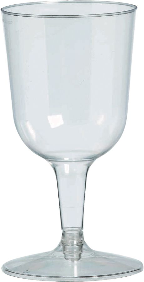 Big Party Pack Plastic Reusable Wine Glasses, Clear, 5.5-oz, 32-pk, for Christmas/Thanksgiving/New Year's Eve/Birthday Party Front_Elevated