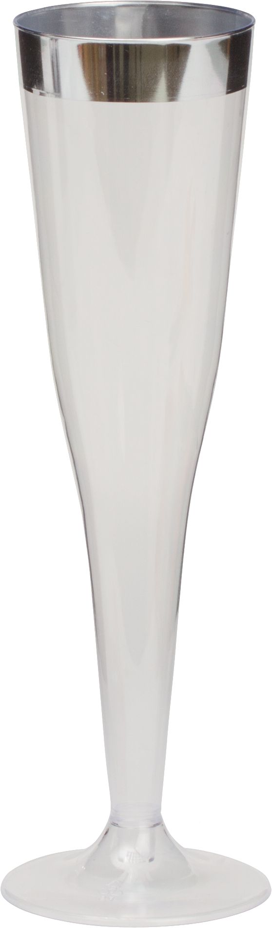Flûtes à champagne en plastique de qualité supérieure, paq. 8 Front_Elevated