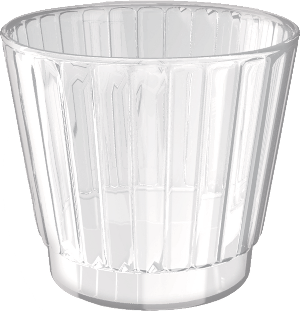 Verres en plastique transparent de qualité supérieure, paq. 24
