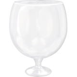 Bol géant sur socle en plastique transparent pour les cocktails Front_Elevated