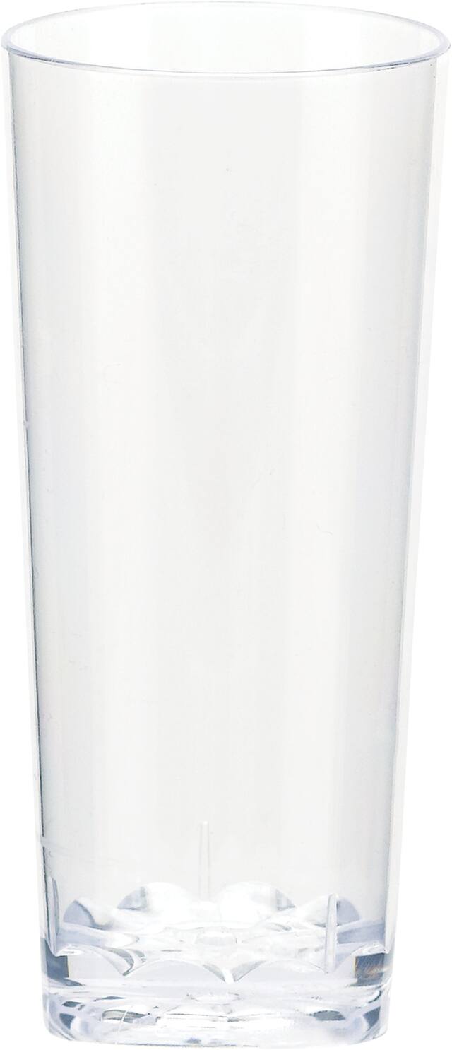 Mini Plastic Reusable Cordial Glasses, Clear, 2-oz, 10-pk, for New Year's Eve/Graduation/Christmas/Birthday Party Front_Elevated