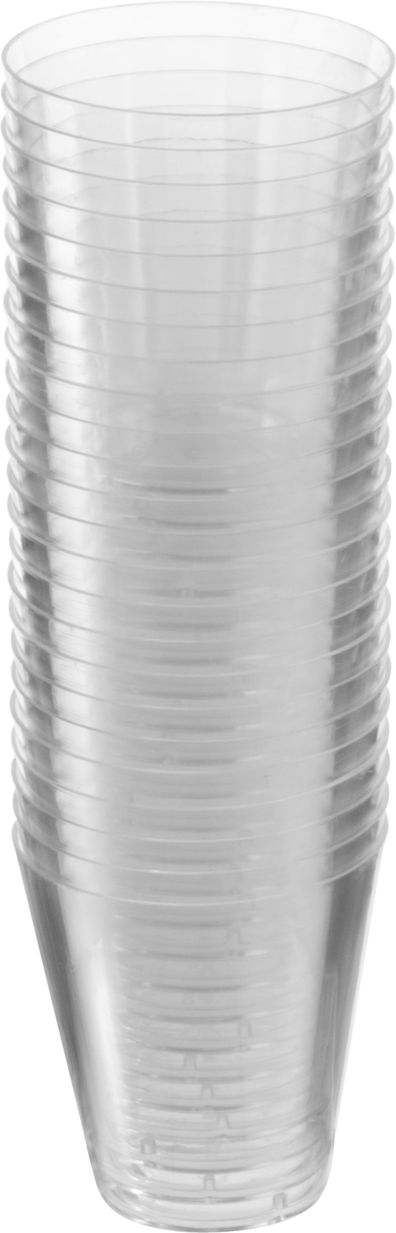 Big Party Pack Plastic Shot Glasses, Clear, 2-oz, 100-pk, for New Year's Eve/Graduation/Christmas/Birthday Party Front_Elevated
