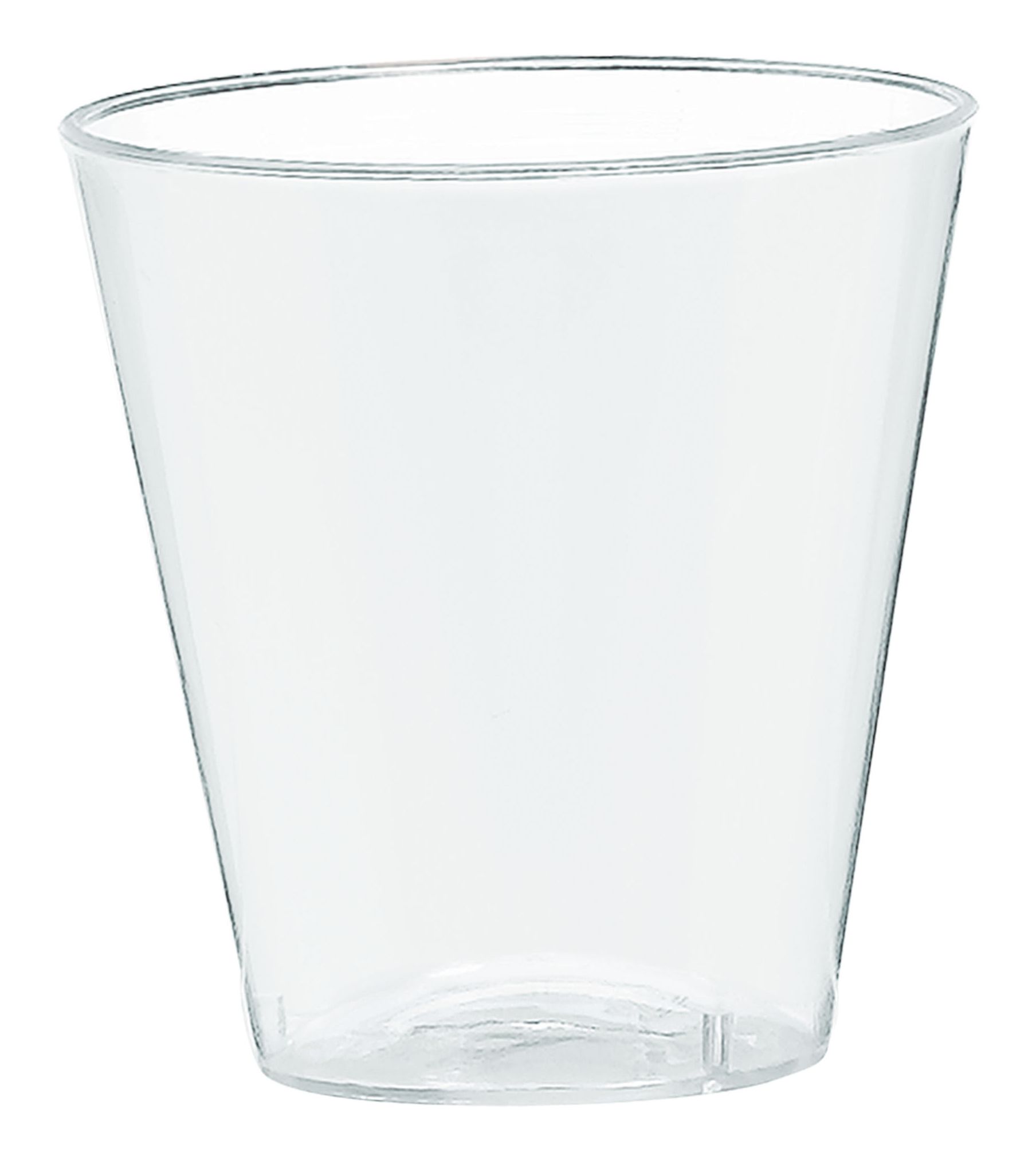 Big Party Pack Plastic Shot Glasses, Clear, 2-oz, 100-pk, for New Year's Eve/Graduation/Christmas/Birthday Party Front_Elevated