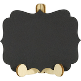 Mini affiche tableau noir personnalisable en bois pour fêtes d'anniversaire, fête, anniversaire, paq. 6 Front_Flat