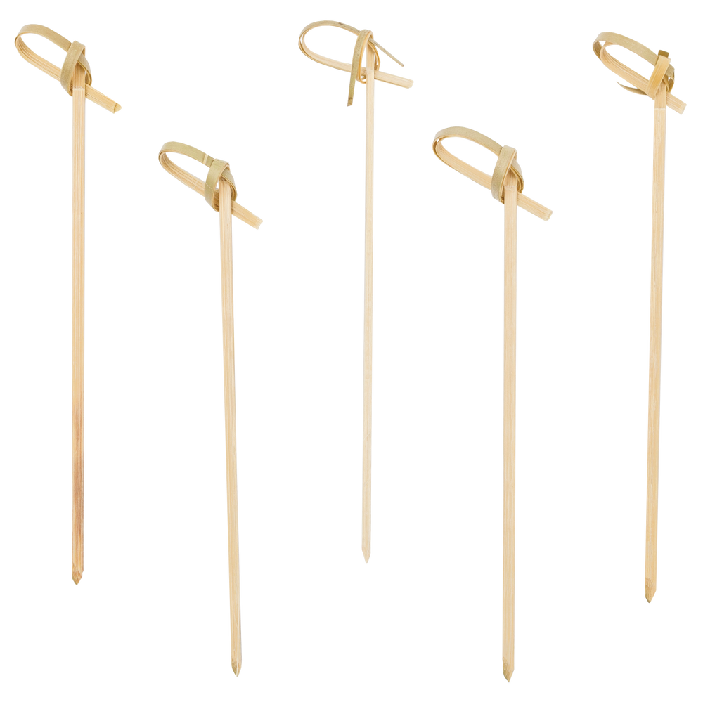 Knotted Bamboo Party Picks for Birthday, Party, Desserts, Appetizers, 5 ...
