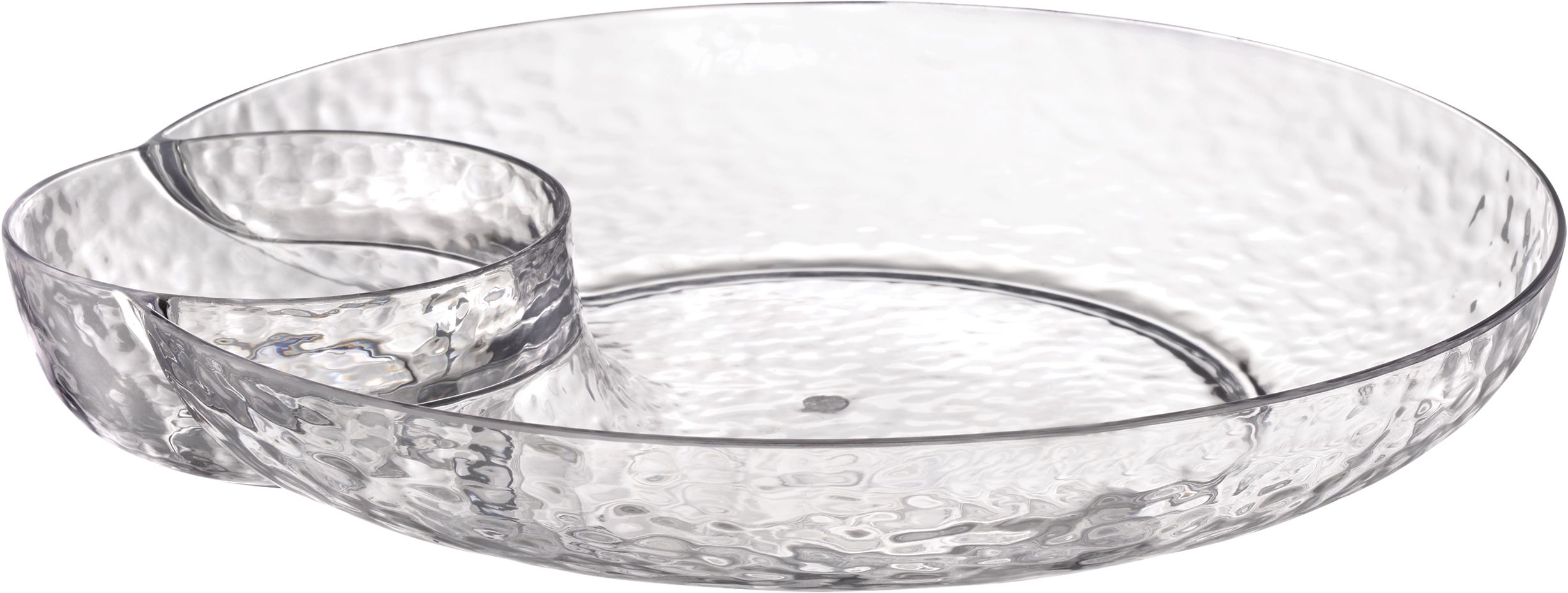 Plateau à trempette en plastique Hammed de qualité supérieure pour fêtes d'anniversaire, fête, anniversaire, 5 1/2 x 2 1/2 po Front_Elevated