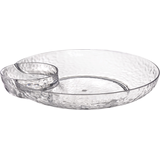 Premium Hammed Plastic Chip Dip Tray for Birthday, Party, Anniversary, 5 1/2 x 2 1/2-in Front_Elevated