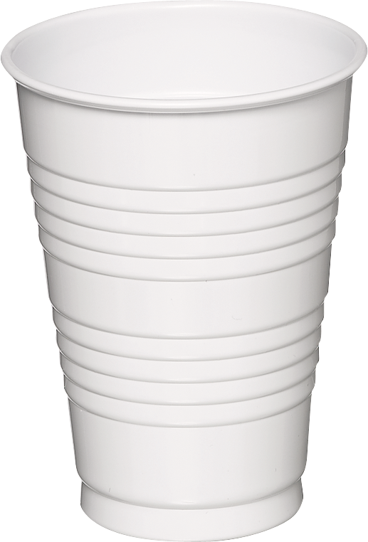 White Plastic Cups, 50ct Party City