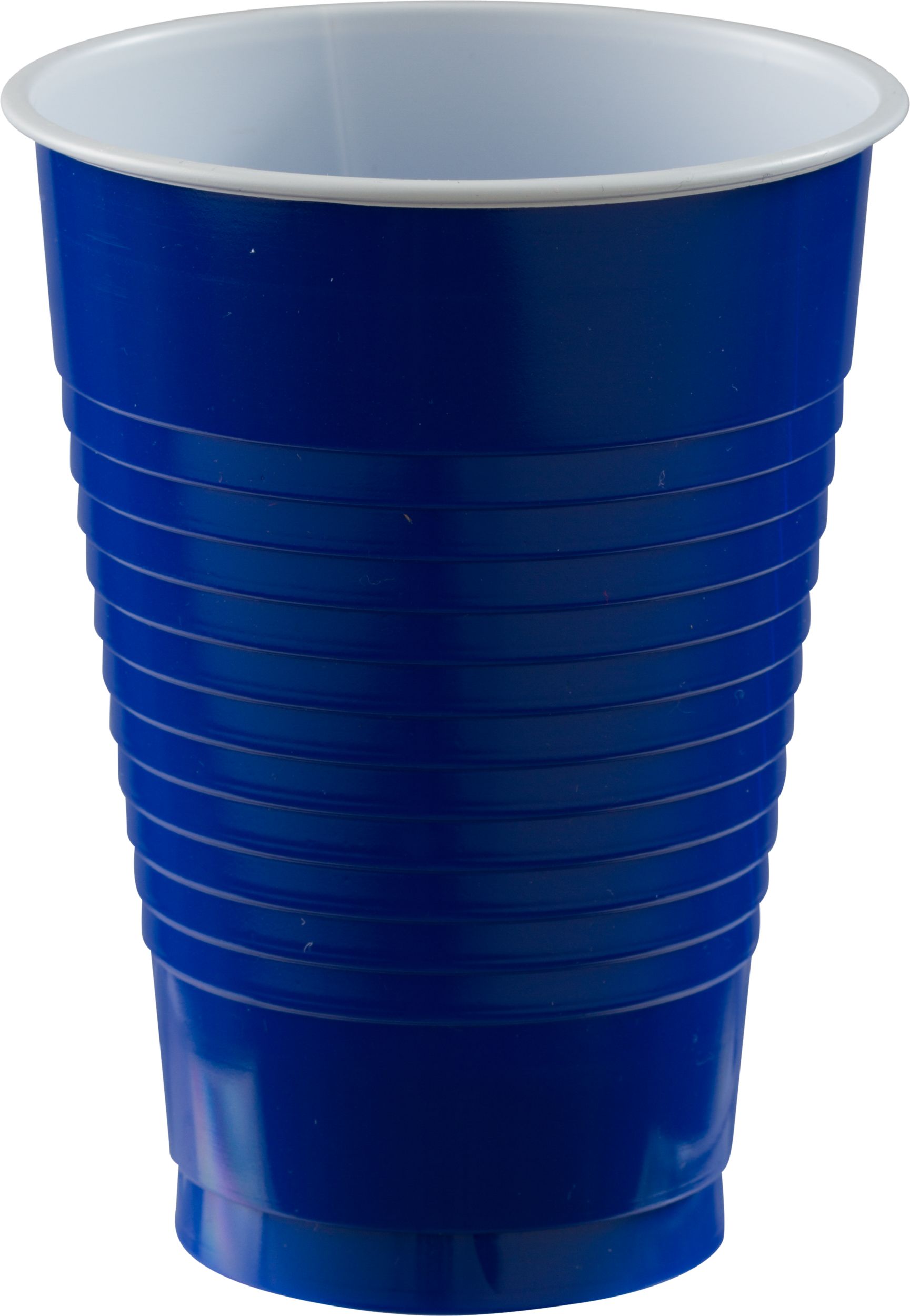 Royal Blue Plastic Cups, 50-ct Front_Elevated