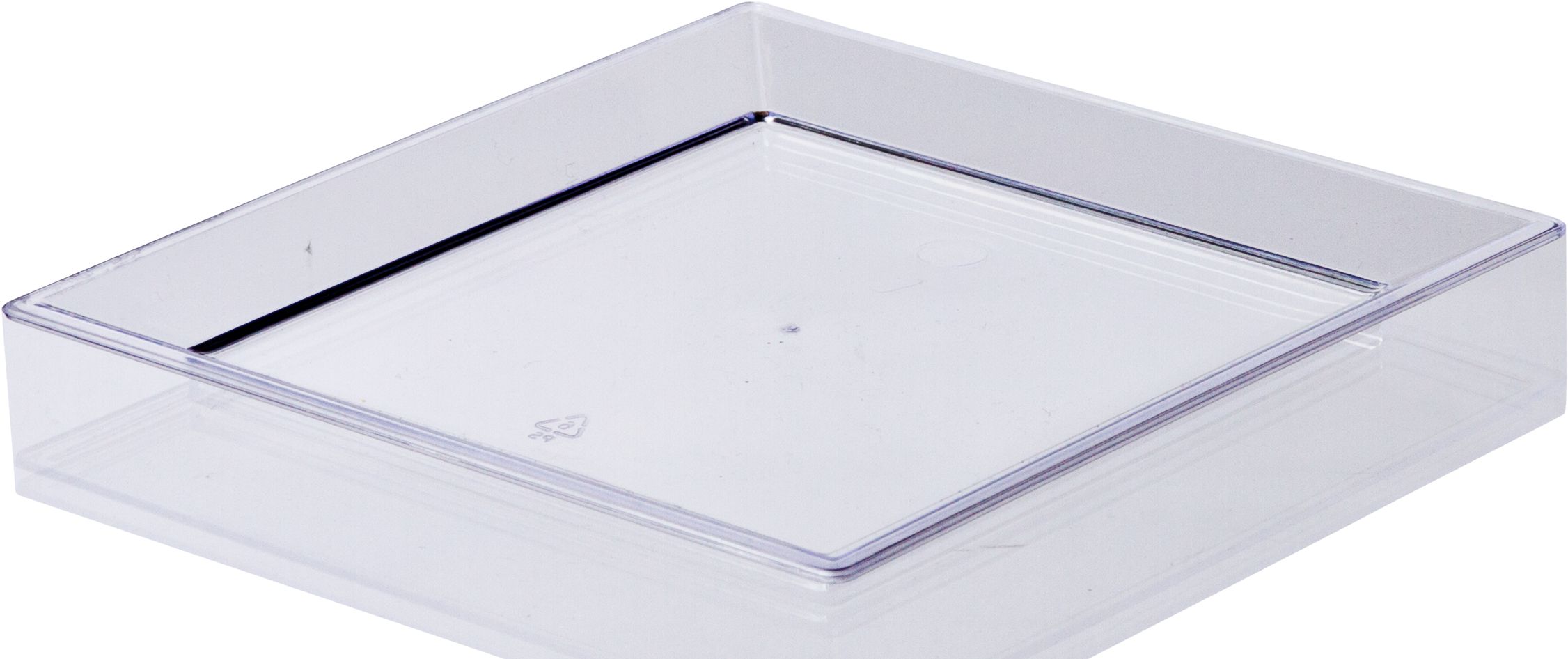 Clear Plastic Appetizer Plates, 10-pk CloseUp