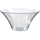 Contenant cylindrique évasé réutilisable en plastique, transparent, 70 oz, pour fête d'anniversaire/fête prénatale/mariage Front_Elevated