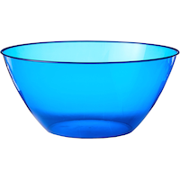 Grand bol de service en plastique durable, 5 pintes, choix de couleurs