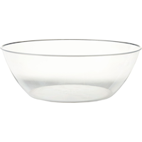 Plastic Serving Bowl for Birthday, Party, Anniversary, Clear, 10-qt