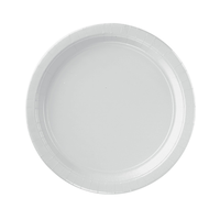 Grandes assiettes en plastique pour grosse fête, 10,25 po, paq. 50 Front_Flat