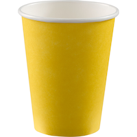 Big Party Pack Paper Disposable Cups, Assorted Colours, 12-oz, 40-pk, for Christmas/Thanksgiving/New Year's Eve/Birthday Party Front_Elevated
