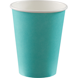 Big Party Pack Paper Disposable Cups, Assorted Colours, 12-oz, 40-pk, for Christmas/Thanksgiving/New Year's Eve/Birthday Party Front_Elevated