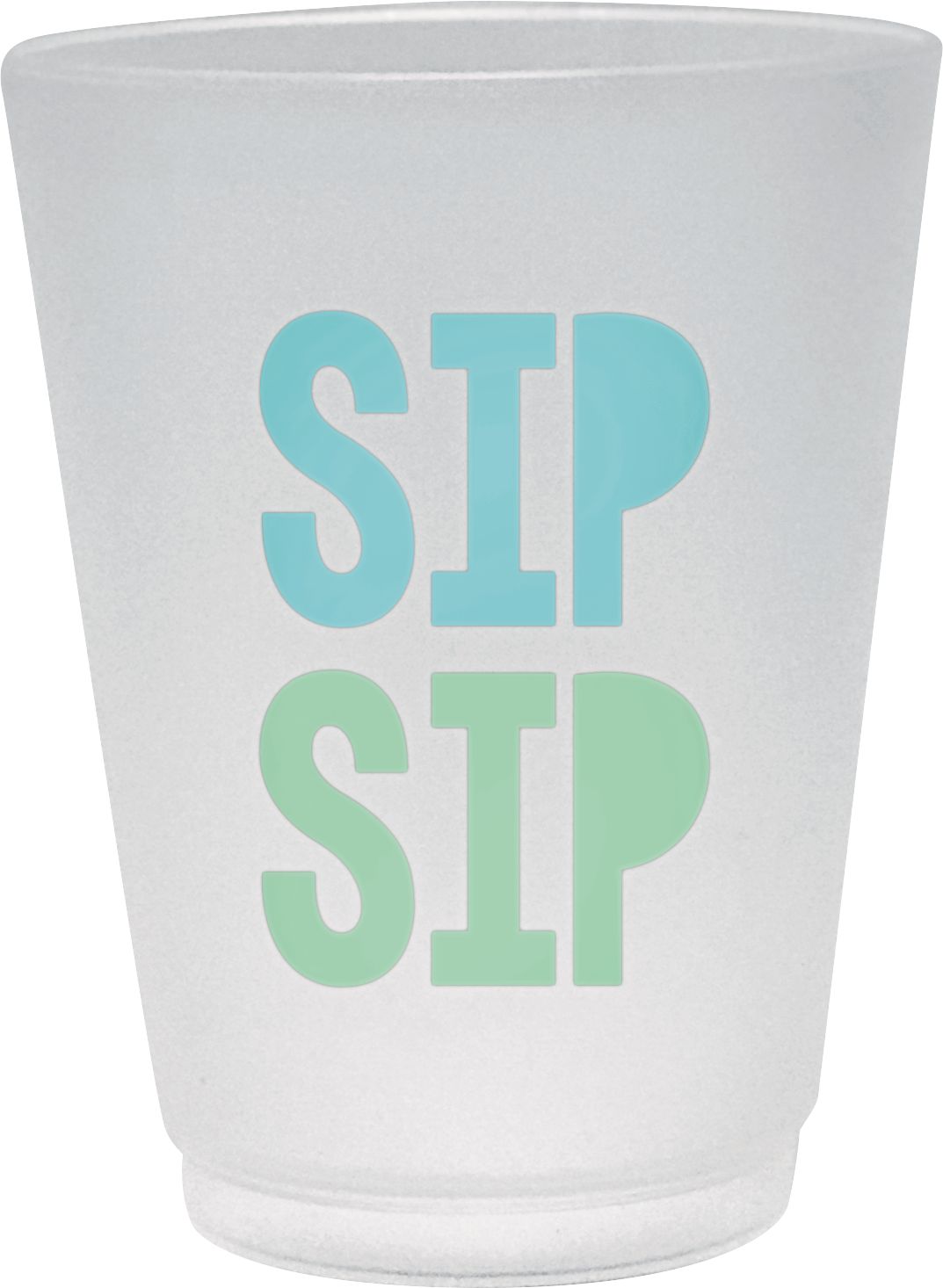 Shimmering Party Frosted Stadium Cups, 8-pk Front_Flat