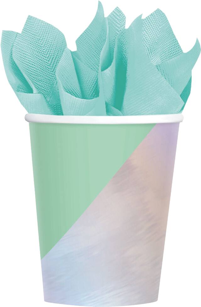 Shimmering Party Cups, 8-pk Front_Flat