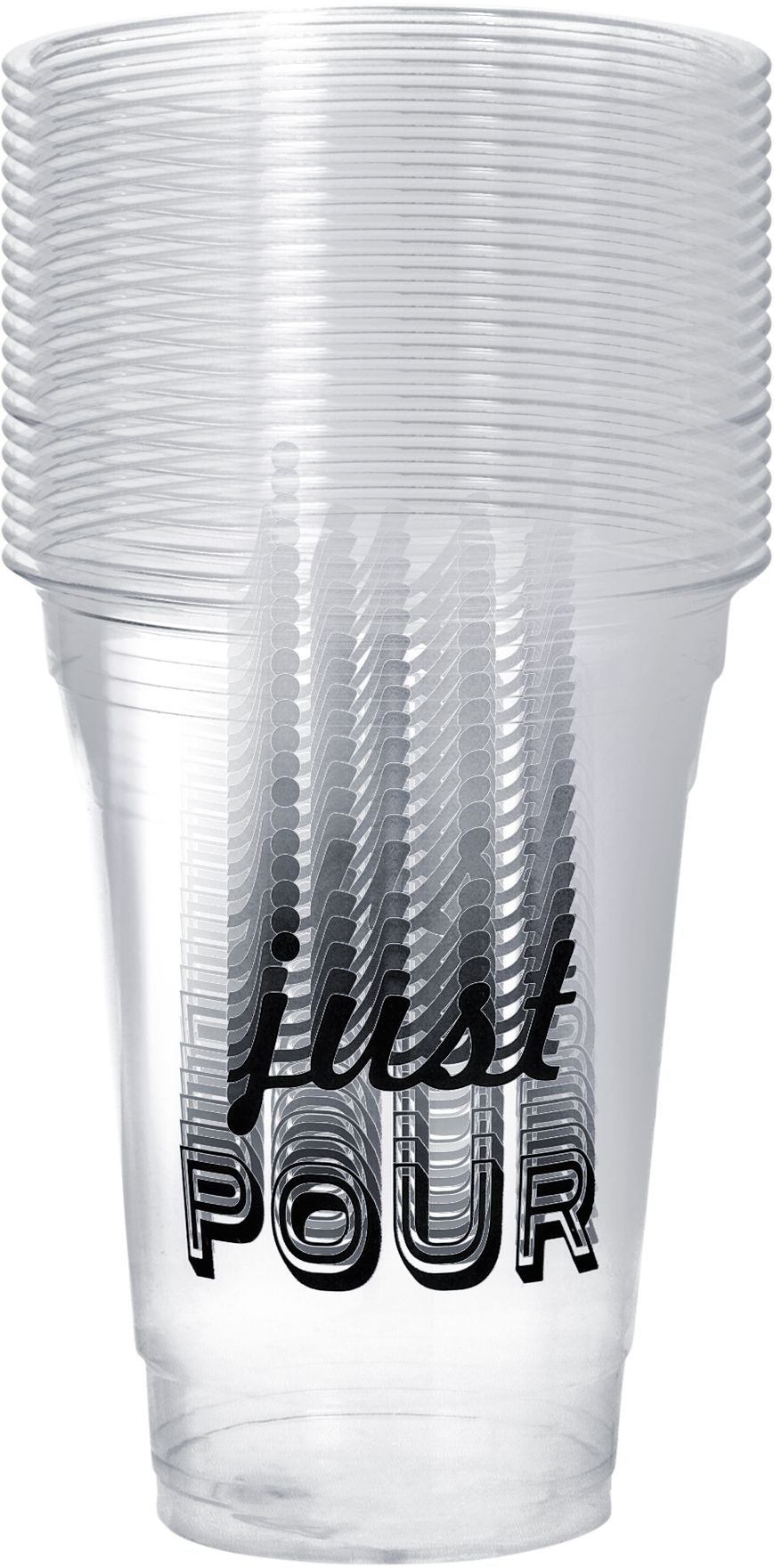 Eat & Enjoy Plastic Cups, 20-pk Front_Flat