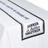 Eat & Enjoy Table Runner CloseUp