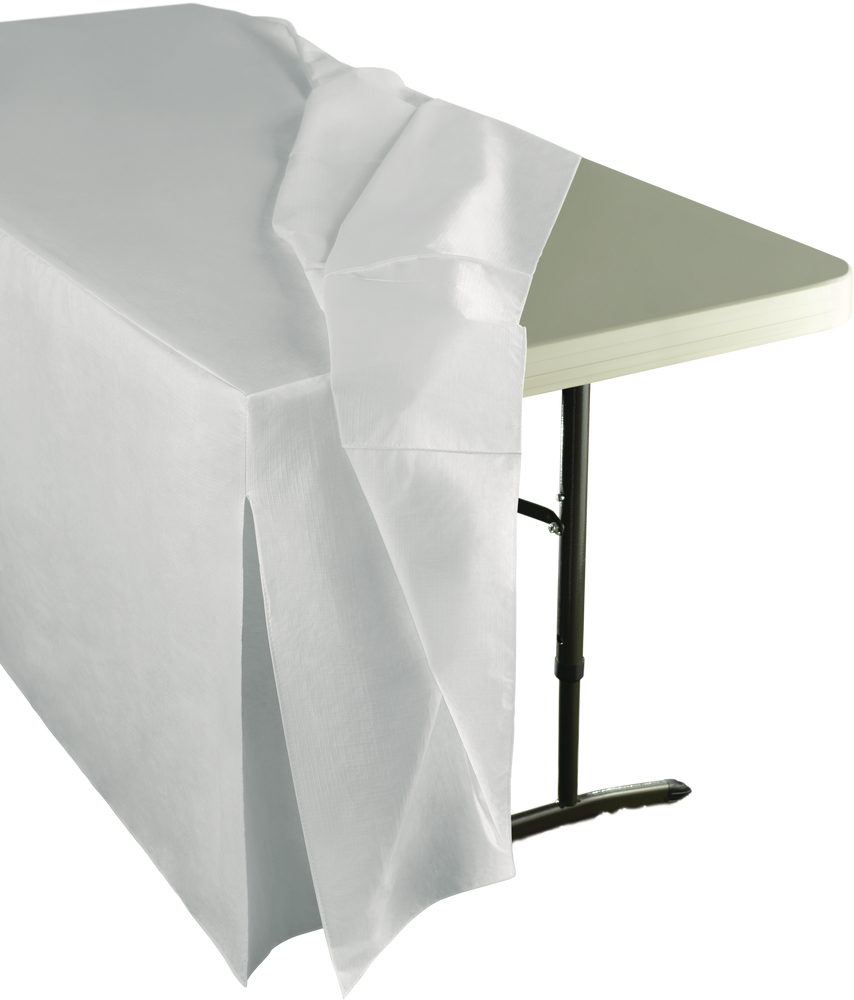 White FlannelBacked Vinyl Fitted Table Cover Canadian Tire