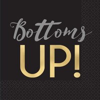 Bottoms Up Beverage Napkins, 16-pk Front_Flat