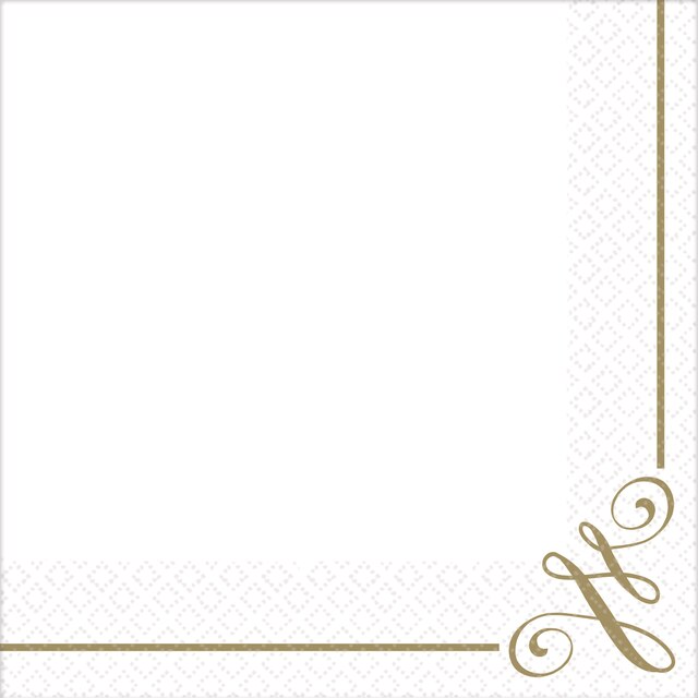 Scroll Premium Beverage Napkins, 16pk Canadian Tire