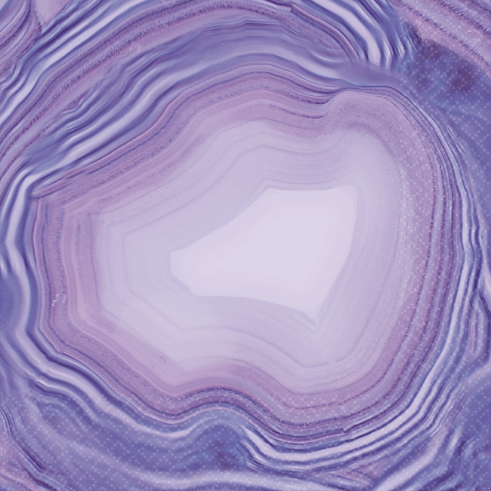 Purple Geode Beverage Napkins, 16-pk Overhead_Flat