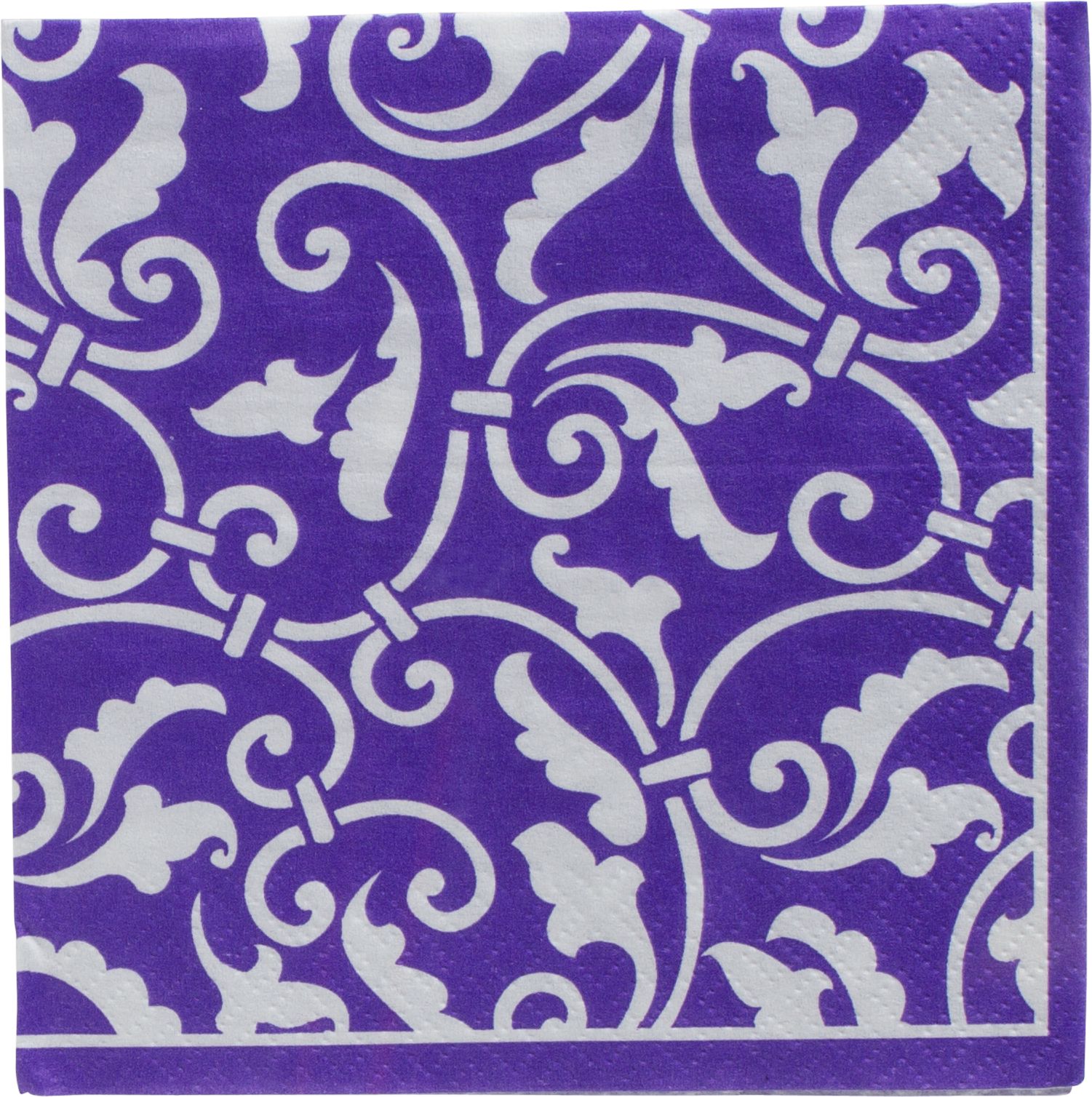 Serviettes de table à boisson, violet Front_Flat