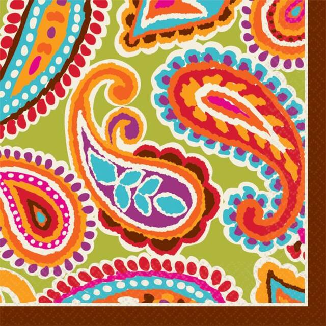 Serviettes à boissons à imprimé, paq. 16 CloseUp