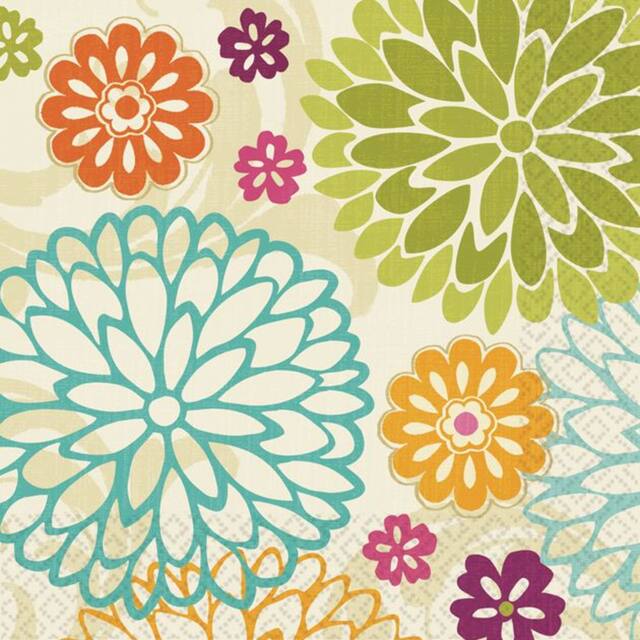 Modern Mum Beverage Napkins, 16-pk Front_Flat