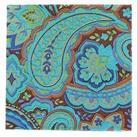 Cool Paisley Beverage Napkins Front_Flat