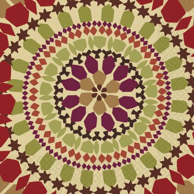 Global Charm Beverage Napkins, 16-pk Front_Flat