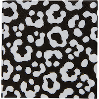 Cheetah Print Beverage Napkins Front_Flat